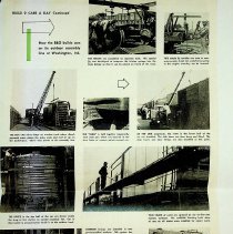 "B & O Builds 9 Cars a Day Outdoors"