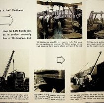 "B & O Builds 9 Cars a Day Outdoors"