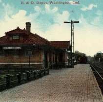 B & O passenger depot in Washington  (ca. 1910-1920)