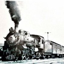 B & O passenger train leaving Washington (ca. 1914)