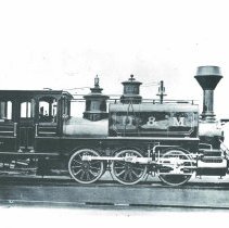 19th century Ohio & Mississippi steam locomotive