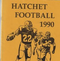 1990 Hatchet Football Program