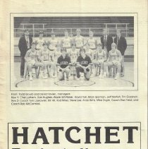 1983-1984 Hatchet Basketball Program