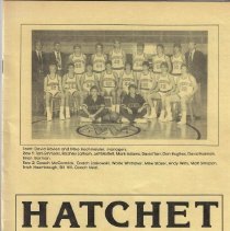 1984-1985 Hatchet Basketball Program