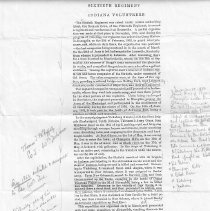 Report about the 60th Indiana Infantry Regiment