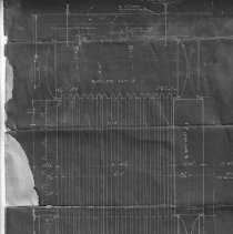 1926 blueprint for B & O Railroad power plant in Washington