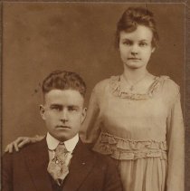 Mr. & Mrs. Ralph Baker's wedding picture (ca. 1919)