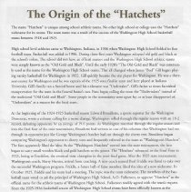 The Origin of the "Hatchets" (2005-2006)