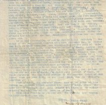 Carbon copy of partial letter from Miles G. O'Neall (ca. 1910-1920)