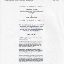 Biography of John Frost O'Neall (2000) page 1 of 6