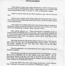 Articles about Charles "Chuck" Harmon