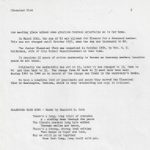 History of Classical Club in Washington (1895-1975)