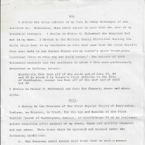 Esther C. Hunter's will