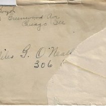 Envelope from George E. Boyd to Miles G. O'Neall (ca. 1900-1910)