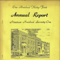 1971 Annual Report for 1st Baptist Church in Washington