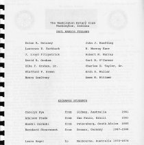 Washington Rotary Club History (1919-1994) pg. (3A)
