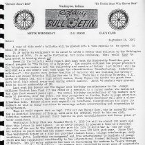 Washington Rotary Club History (1919-1994) pg. (4A)