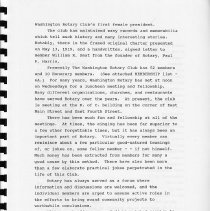 Washington Rotary Club History (1919-1994) pg. 7