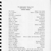 Washington Rotary Club History (1919-1994) pg. (1A)