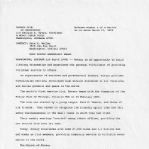 What Rotary Membership Means (1994) pg. 1