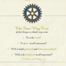 The Four-Way Test of the Rotary Club