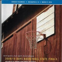 Program for 2010 Indiana Boys Basketball State Finals