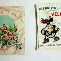 Lela Lee's scrapbook while she was in the WACs during WW II