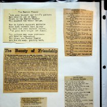 Lela Lee's scrapbook while she was in the WACs during WW II