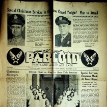 Lela Lee's scrapbook while she was in the WACs during WW II