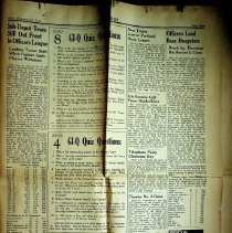 Lela Lee's scrapbook while she was in the WACs during WW II