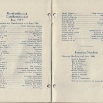 Program for Washington Rotary Club Silver Anniversary Celebration (1944)