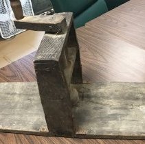 Wooden cabbage cutter