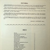 "Hatchets History Book 1913-1973 60 Years of Basketball"