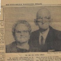 Mr. and Mrs. LeRoy Gilliant's 60th wedding anniversary announcement