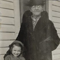 Rosannah Gilliatt her granddaughter, Shirley Rose Isenogle (ca. 1940)