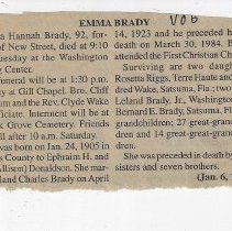 Obituary for E
