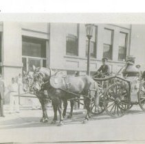 1878 "Elisha Hyatt" steam engine pumper in Washington (ca. 1956)