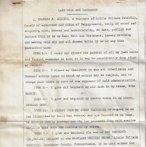 1966 will of Charles A. Roberts