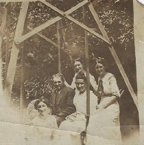 Mr. and Mrs. J.M. Brown and daughters