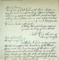 1863 appointment by Richard N. Read, Daviess County Auditor, of Nathan G. Read as Deputy Auditor