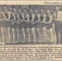 1927-1928 Washington High School basketball team