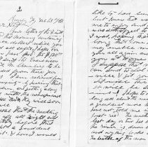February 13 1863 letter from Dr. John Scudder to his wife