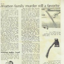 Article about 1893 Wratten murders