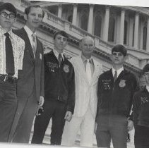 Roger Williams, Roger Zion & students at Washington D.C. Capital (1972)