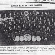Elnora High School band (1949)