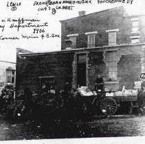 Men loading goods at Cabel & Kauffman Mercantile Co. (ca. 1906)