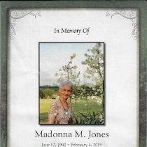 Obituary of Madonna M. (Seal) Jones (1940-2019)