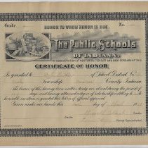 1920 school award given to Dale Gaither