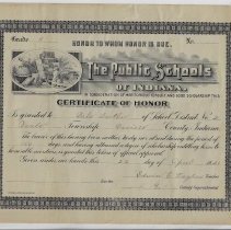 1921 school award given to Dale Gaither