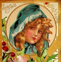 1909 Christmas card to Cecelia Brown